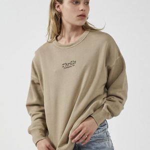 THRILLS Intuition Slouch Crew- Faded Khaki