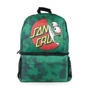 SANTA CRUZ Beware Dot Backpack- Green Tie Dye